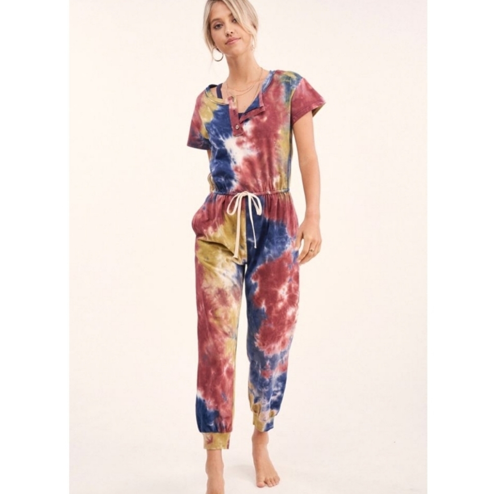 Tie dyed onesie / jumpsuit